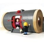 Brio - Set Metrou Pe Sine-Trenulet Lemn original BRIO-BRIO33513