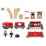 Brio - Set Metrou Pe Sine-Trenulet Lemn original BRIO-BRIO33513