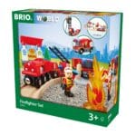 Brio - Set Pompieri-Trenulet Lemn original BRIO-BRIO33815