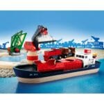 Brio - Set Port Cu Nava De Marfa-Trenulet Lemn original BRIO-BRIO33061