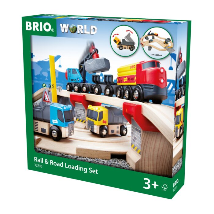 Brio - Sina Tren Set Incarcare-Trenulet Lemn original BRIO-BRIO33210