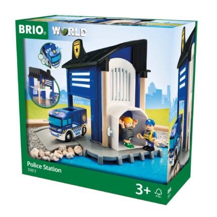 Brio - Statie De Politie-Trenulet Lemn original BRIO-BRIO33813