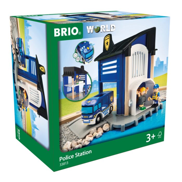 Brio - Statie De Politie-Trenulet Lemn original BRIO-BRIO33813