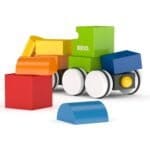 Brio - Tren Magnetic Cu Roti Albe-Trenulet Lemn original BRIO-BRIO30245