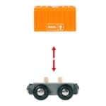 Brio - Tren Marfa Cu 3 Vagoane-Trenulet Lemn original BRIO-BRIO33982