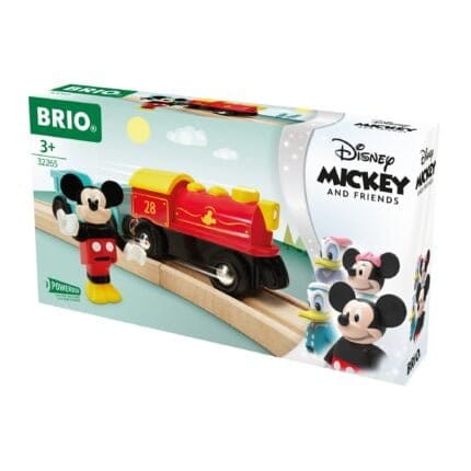 Brio - Tren Mickey Mouse Pe Baterii-Trenulet Lemn original BRIO-BRIO32265