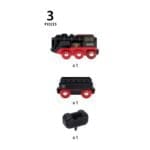 Brio - Tren Negru Cu Baterii-Trenulet Lemn original BRIO-BRIO33884