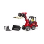 Bruder - Incarcator Compact Schaffer 2034 Cu Figurina Si Accesorii-Vehicule Originale Bruder-BR02191