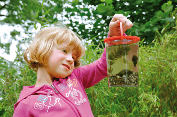 Recipient lupa gigant pentru copii - Cu maner transport - Insecte sau mini-acvariu