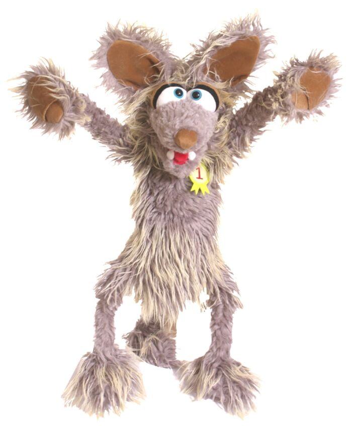 Ciufulescu - Coiotul hiperactiv - Marioneta de mana - original Living Puppets