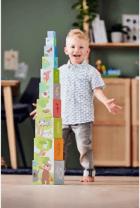 Animalele padurii - Turn educativ de stivuit - Numărare, adunare de la 1 la 10 - Haba prin Didactopia