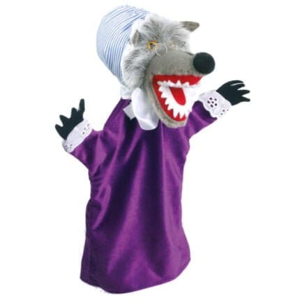 Lupul in hainele bunicii - Marioneta Premium - Teatru de papusi - original KERSA Classic Germania
