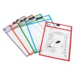 Buzunare folii protectie si scriere pentru coli A4 - Scrie si sterge - Accesorii didactice