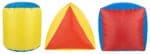 Mingi plutitoare mari - Forme geomtrice - Set de 3 mingi plutitoare 90 cm