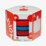 Aruncare inele - Joc de aruncare - Soft Touch - Material moale satinat - Copii mici