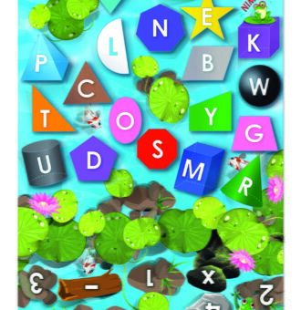 Covor activitati educative - Numere litere forme - Original Nimbly Canada