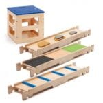 Sistem trasee senzoriale S - Pietricele - poteca echilibru - sport si miscare - Erzi Germania 2