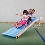 Traseu cu role L - Tobogan 200 cm - poteca echilibru - sport si miscare - Erzi Germania