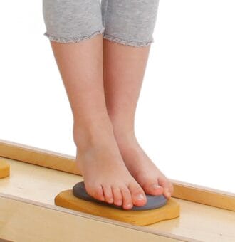 Traseu senzorial L - Pietre mari - poteca echilibru - sport si miscare - Erzi Germania