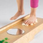 Traseu senzorial S - Pietricele - poteca echilibru - sport si miscare - Erzi Germania