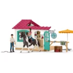 Cafeneaua Calaretilor - Horse Club - Set figurine originale Schleich 42519 - Didactopia