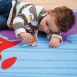 Covor joc mare - Continente - 2 x 3 metri - Covor educativ