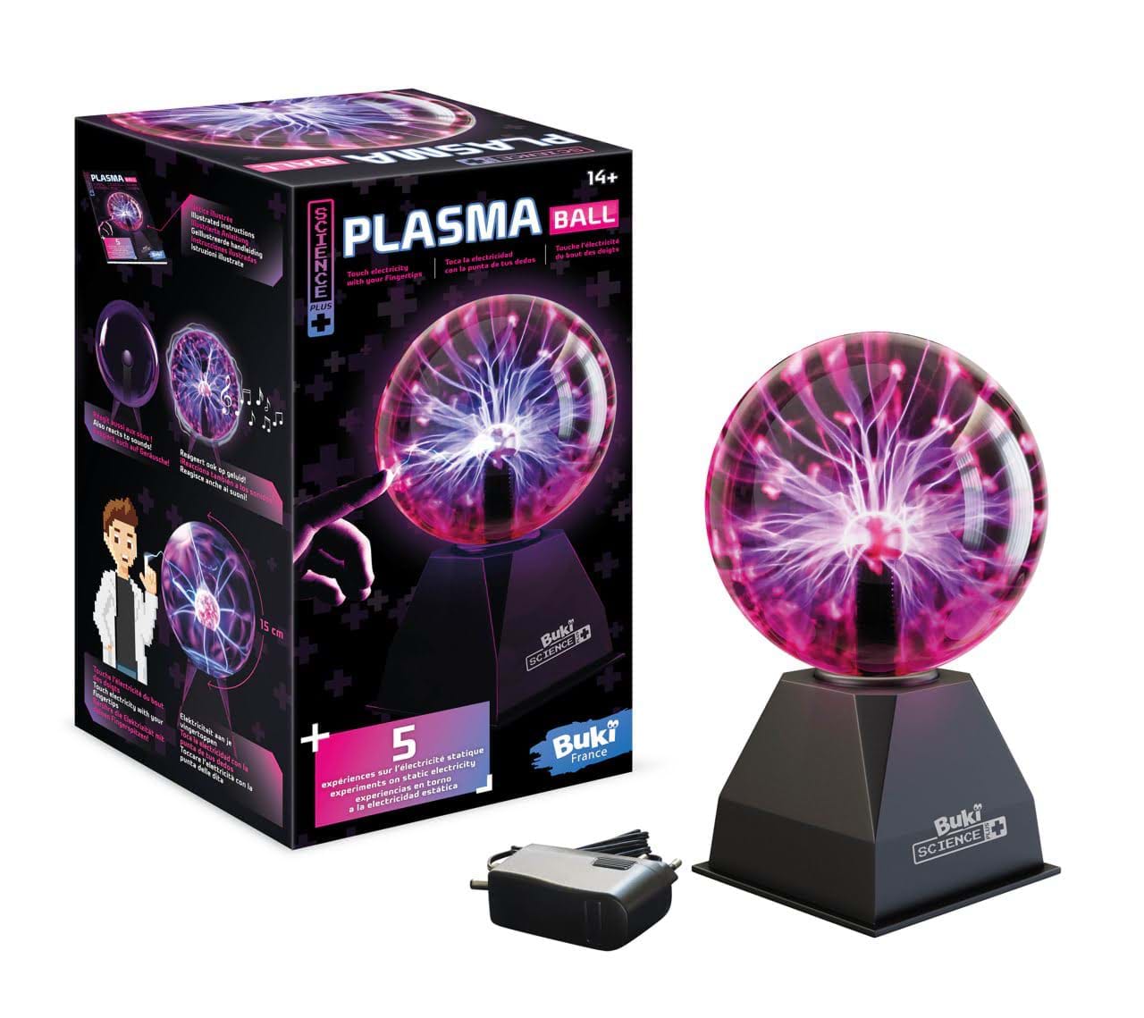 Sfera de Plasma- Produs original BUKI France prin Didactopia by Evertoys