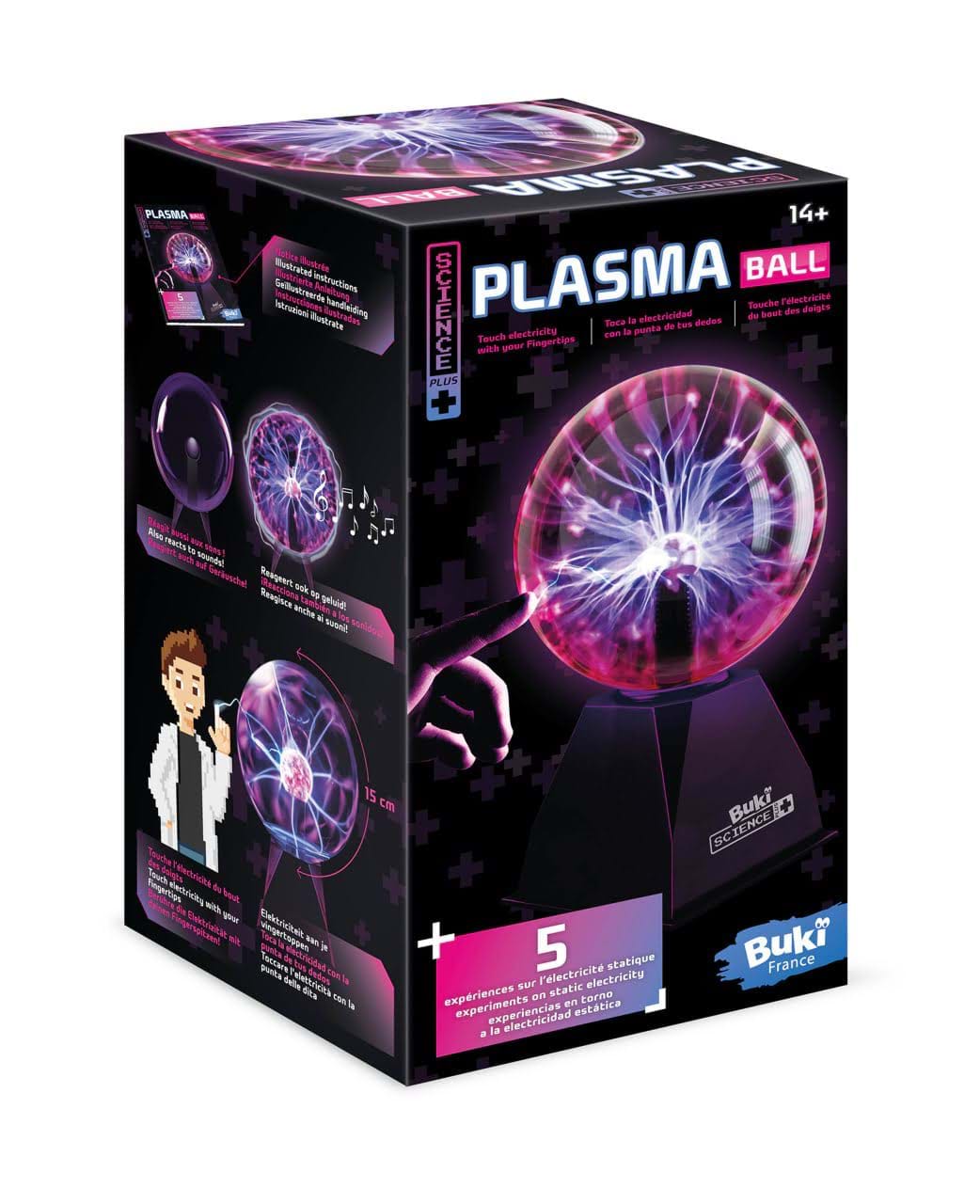 Sfera de Plasma- Produs original BUKI France prin Didactopia by Evertoys