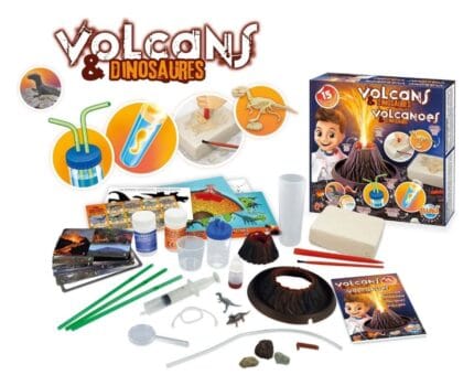 Vulcani si Dinozauri- Produs original BUKI France prin Didactopia by Evertoys