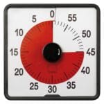 Cronometru Temporizator - 60 minute - TimeTex Classic - Marime Medie 20 x 20 cm