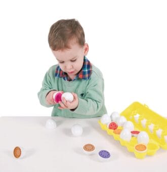 Joc memory si potrivire - cartonul cu oua - Joc educativ