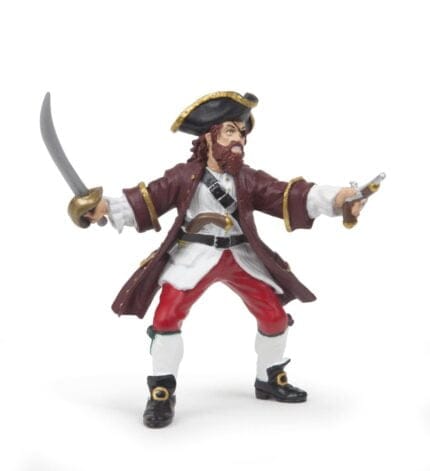 PAPO FIGURINA PIRATUL BARBA ROSIE-Pirati si Corsari-original PAPO prin Didactopia by Evertoys