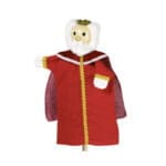 Set complet 11 marionete de mana - cap din lemn - 30 cm