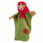 Vrajitoare - Prezicatoare - Marioneta cu cap din lemn - Teatru de papusi - original KERSA Germania