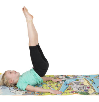 Yoga pentru copii - Saltea Exploratorii - 130 x 60 cm - Original PedaYoga Canada
