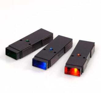 Set cu 3 proiectoare LED speciale - RGB Rosu Verde Albastru - Experimente Optica - STEM