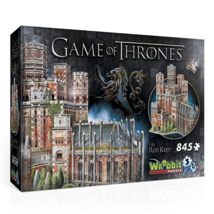The Red Keep / Castelul Roșu - Game of Thrones - Puzzle 3D - Original Wrebbit