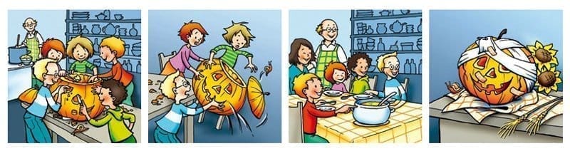 De-a lungul anului - Rund ums Jahr - Storytelling si vocabular - original Schubi Westermann - Didactopia