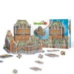 Château Frontenac, Quebec City - Hotelul din castel - Puzzle 3D - Original Wrebbit3D