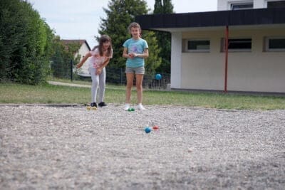 Joc Boccia - Lemn masiv - Joc de aruncare - Original Pedalo prin Didactopia