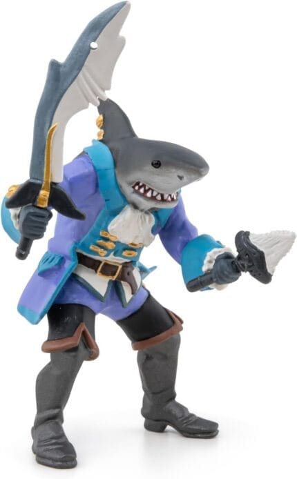 PAPO FIGURINA MUTANT RECHIN CU JACHETA ALBASTRA-Pirati si Corsari-original PAPO prin Didactopia by Evertoys