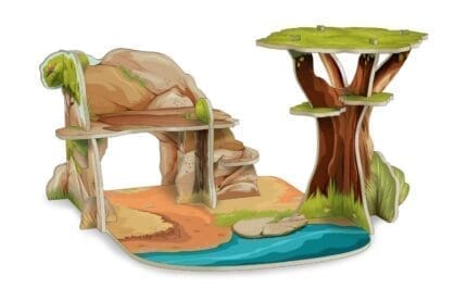 PAPO MINI DISPLAY SAVANA-Seturi-original PAPO prin Didactopia by Evertoys