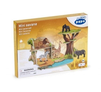 PAPO MINI DISPLAY SAVANA-Seturi-original PAPO prin Didactopia by Evertoys