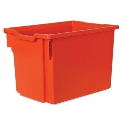 Sertar Cutie 30 cm inaltime - Jumbo -Portocaliu Tropical Orange - Original Gratnells F3 prin Didactopia