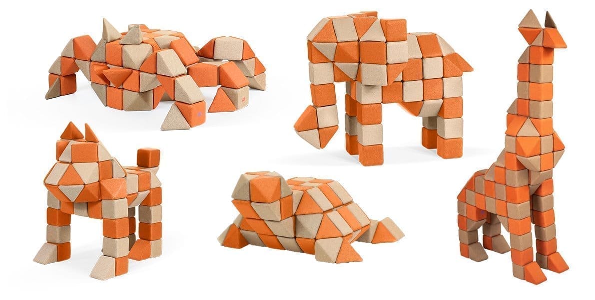 Set CREATIVE - 100 Blocuri de constructie originale JollyHeap - in Romania prin Didactopia by Evertoys 6