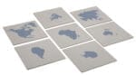 Cutia continentelor - Geografie si fauna - Inclusiv figurine si glob - Compatibil Montessori