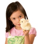 Puișor - Marionetă pentru degete - teatru de păpuși - Original Folkmanis®