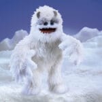 Yeti / Omul Zăpezilor - Marionetă de mână XL - 50 cm - Original Folkmanis