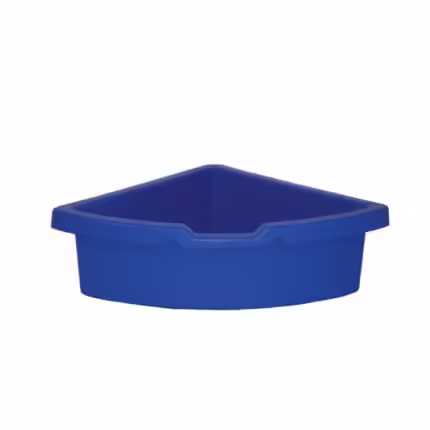 Cutie semicirculara de colt - 15 cm inaltime - Albastru - Original Gratnells in Romania prin Didactopia