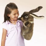 Iepure - Marionetă pentru teatrul de păpuşi - 50 cm - Original Folkmanis